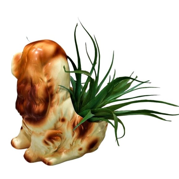 Vintage Napcoware Cocker Spaniel Puppy Dog Ceramic Planter Vase Figure 6717 MCM - Picture 3 of 9